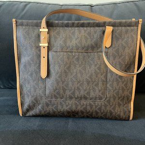 Michael Kors Monogram Canvas Shoulder Bag